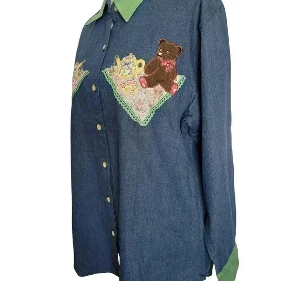 Casey Coleman Shirt M/L NWOT - Picture 2 of 4